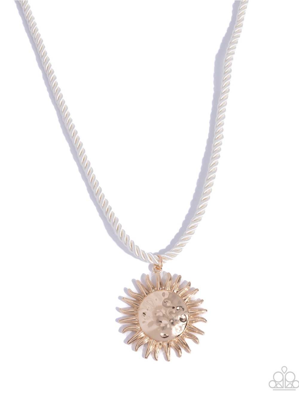 Gold Sunburst Pendant Necklace - Women Jewelry